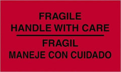 Tape Logic - 5" Long, Fluorescent Red Paper Shipping Label - For Multi-Use - Exact Tool & Supply