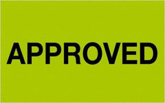 Tape Logic - 2" Long, Fluorescent Green Paper Shipping Label - For Multi-Use - Exact Tool & Supply