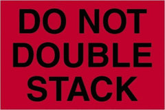 Tape Logic - 3" Long, Fluorescent Red Paper Shipping Label - For Multi-Use - Exact Tool & Supply