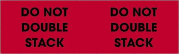 Tape Logic - 10" Long, Fluorescent Red Paper Shipping Label - For Multi-Use - Exact Tool & Supply