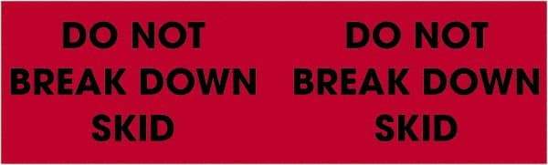 Tape Logic - 10" Long, Fluorescent Red Paper Shipping Label - For Multi-Use - Exact Tool & Supply