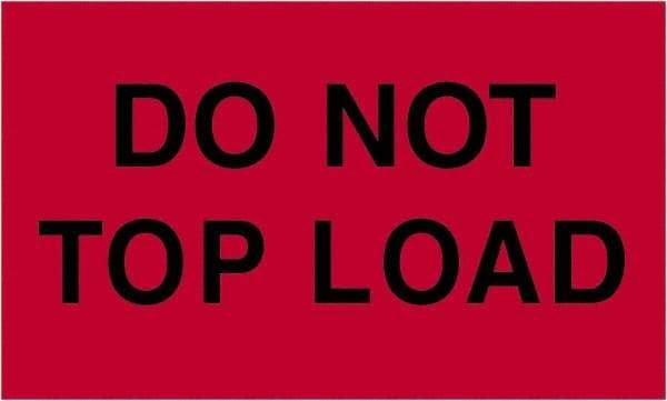 Tape Logic - 5" Long, Fluorescent Red Paper Shipping Label - For Multi-Use - Exact Tool & Supply