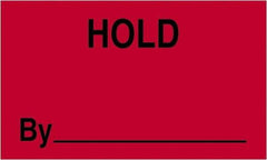 Tape Logic - 5" Long, Fluorescent Red Paper Shipping Label - For Multi-Use - Exact Tool & Supply