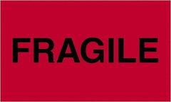 Tape Logic - 5" Long, Fluorescent Red Paper Shipping Label - For Multi-Use - Exact Tool & Supply