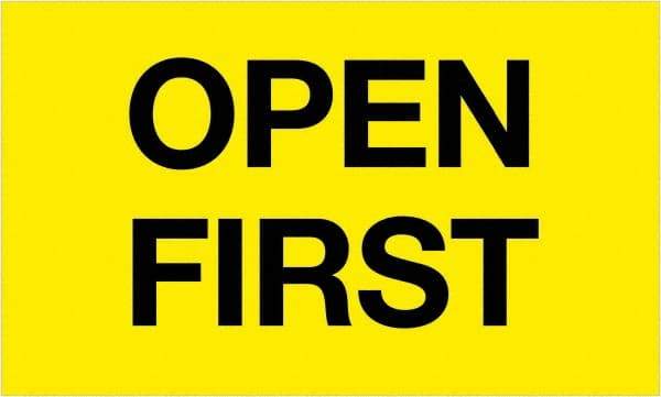Tape Logic - 5" Long, Fluorescent Yellow Paper Shipping Label - For Multi-Use - Exact Tool & Supply
