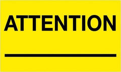 Tape Logic - 5" Long, Fluorescent Yellow Paper Shipping Label - For Multi-Use - Exact Tool & Supply