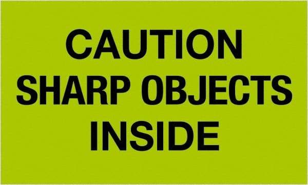 Tape Logic - 5" Long, Fluorescent Green Paper Shipping Label - For Multi-Use - Exact Tool & Supply