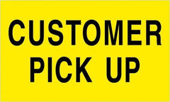 Tape Logic - 5" Long, Fluorescent Yellow Paper Shipping Label - For Multi-Use - Exact Tool & Supply