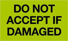 Tape Logic - 5" Long, Fluorescent Green Paper Shipping Label - For Multi-Use - Exact Tool & Supply