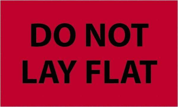 Tape Logic - 5" Long, Fluorescent Red Paper Shipping Label - For Multi-Use - Exact Tool & Supply
