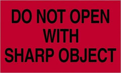 Tape Logic - 5" Long, Fluorescent Red Paper Shipping Label - For Multi-Use - Exact Tool & Supply