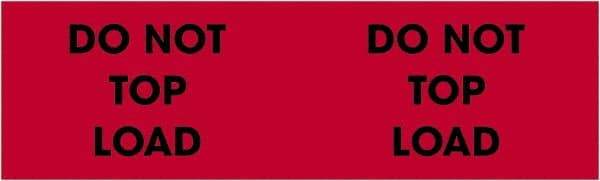 Tape Logic - 10" Long, Fluorescent Red Paper Shipping Label - For Multi-Use - Exact Tool & Supply