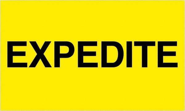 Tape Logic - 5" Long, Fluorescent Yellow Paper Shipping Label - For Multi-Use - Exact Tool & Supply