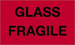 Tape Logic - 5" Long, Fluorescent Red Paper Shipping Label - For Multi-Use - Exact Tool & Supply