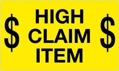 Tape Logic - 5" Long, Fluorescent Yellow Paper Shipping Label - For Multi-Use - Exact Tool & Supply