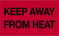 Tape Logic - 5" Long, Fluorescent Red Paper Shipping Label - For Multi-Use - Exact Tool & Supply
