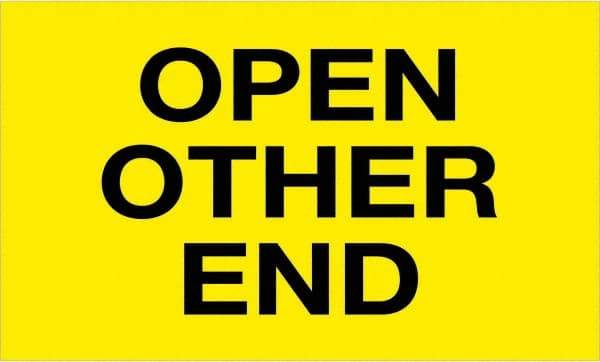 Tape Logic - 5" Long, Fluorescent Yellow Paper Shipping Label - For Multi-Use - Exact Tool & Supply