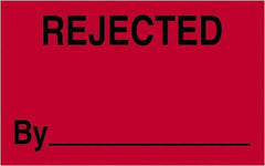 Tape Logic - 2" Long, Fluorescent Red Paper Shipping Label - For Multi-Use - Exact Tool & Supply