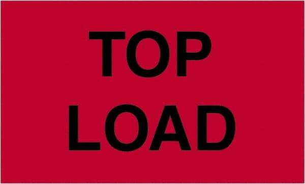 Tape Logic - 5" Long, Fluorescent Red Paper Shipping Label - For Multi-Use - Exact Tool & Supply