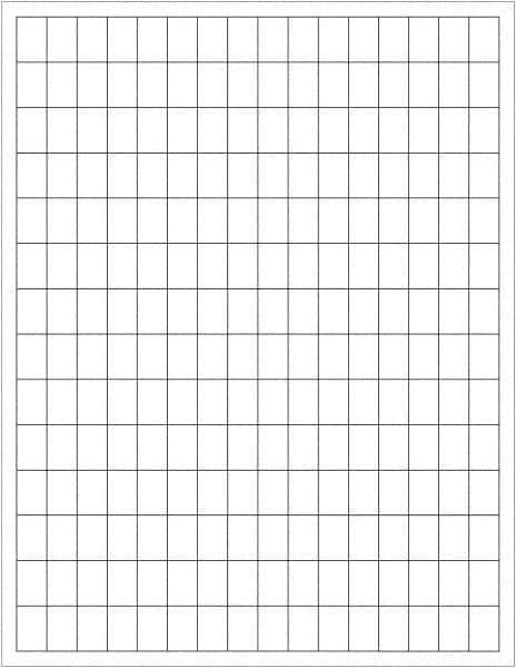 Tape Logic - 3/4" Long, White Paper Laser Label - For Laser Printers - Exact Tool & Supply