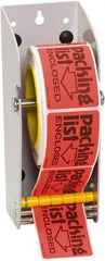 Tape Logic - 3" Long, White Metal Label Dispensers - For Multi-Use - Exact Tool & Supply