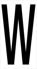 Tape Logic - 3-1/2" Long, Black/White Vinyl Letters - For Multi-Use - Exact Tool & Supply