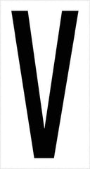 Tape Logic - 3-1/2" Long, Black/White Vinyl Letters - For Multi-Use - Exact Tool & Supply