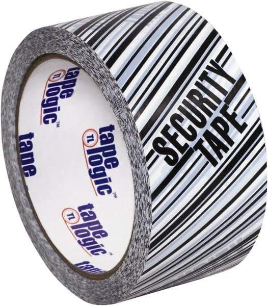 Tape Logic - 3,960" Long, Black/White Security Tape - For Multi-Use - Exact Tool & Supply