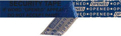 Tape Logic - 2,160" Long, Blue Security Tape - For Multi-Use - Exact Tool & Supply