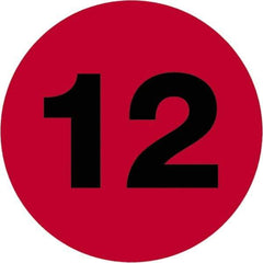 Tape Logic - 2" Long, Fluorescent Red Paper Inventory Labels - For Multi-Use - Exact Tool & Supply