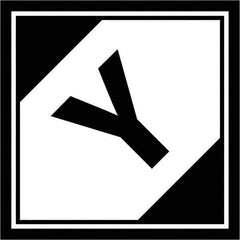 Tape Logic - 4-1/4" Long, Black/White Paper D.O.T. Labels - For Multi-Use - Exact Tool & Supply