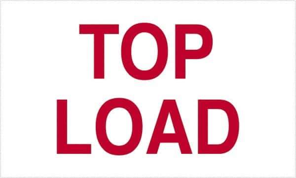 Tape Logic - 5" Long, Red/White Paper Shipping Label - For Multi-Use - Exact Tool & Supply