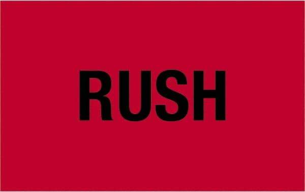 Tape Logic - 2" Long, Fluorescent Red Paper Shipping Label - For Multi-Use - Exact Tool & Supply