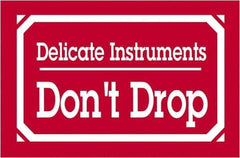 Tape Logic - 5" Long, Red/White Paper Shipping Label - For Multi-Use - Exact Tool & Supply