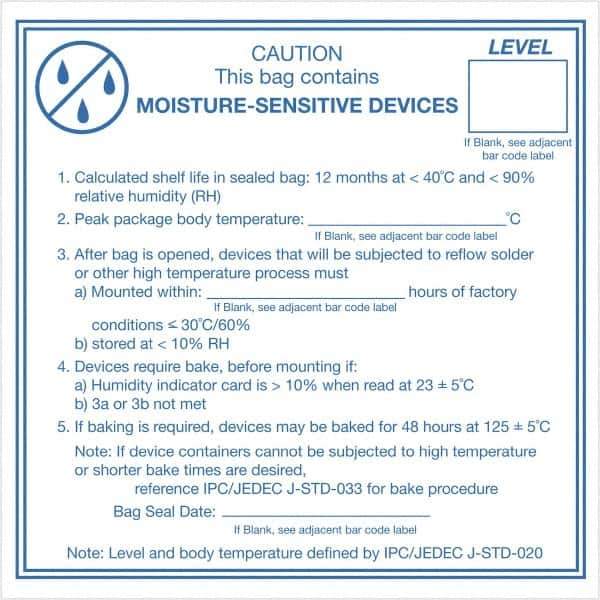 Tape Logic - 4" Long, Blue/White Paper Shipping Label - For Multi-Use - Exact Tool & Supply