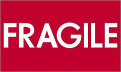 Tape Logic - 5" Long, Red/White Paper Shipping Label - For Multi-Use - Exact Tool & Supply