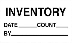 Tape Logic - 5" Long, Black/White Paper Shipping Label - For Multi-Use - Exact Tool & Supply