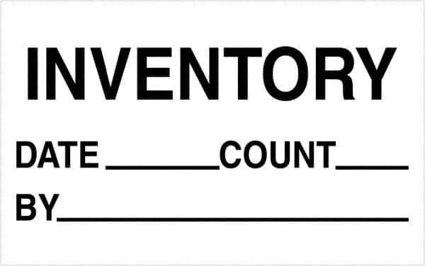 Tape Logic - 2" Long, Black/White Paper Shipping Label - For Multi-Use - Exact Tool & Supply