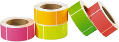 Tape Logic - 5" Long, Assorted Paper Inventory Labels - For Multi-Use - Exact Tool & Supply