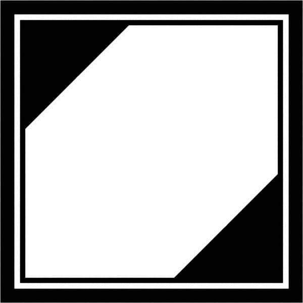 Tape Logic - 4-1/4" Long, Black/White Paper D.O.T. Labels - For Multi-Use - Exact Tool & Supply