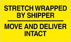 Tape Logic - 5" Long, Black & Yellow Paper Shipping Label - For Multi-Use - Exact Tool & Supply