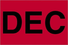Tape Logic - 3" Long, Fluorescent Red Paper Inventory Labels - For Multi-Use - Exact Tool & Supply