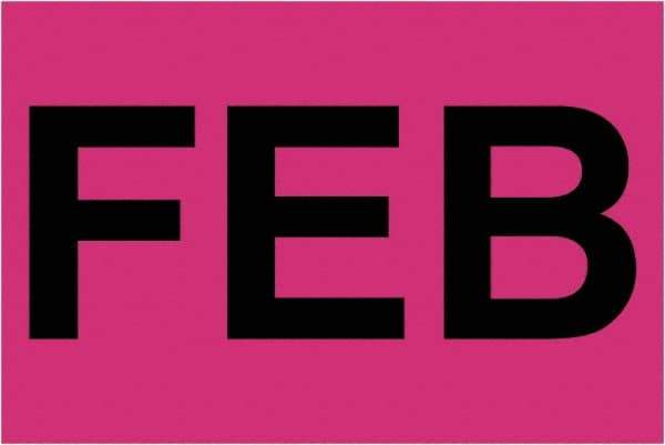 Tape Logic - 3" Long, Fluorescent Pink Paper Inventory Labels - For Multi-Use - Exact Tool & Supply