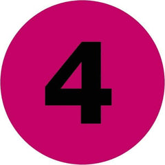 Tape Logic - 4" Long, Fluorescent Pink Paper Inventory Labels - For Multi-Use - Exact Tool & Supply