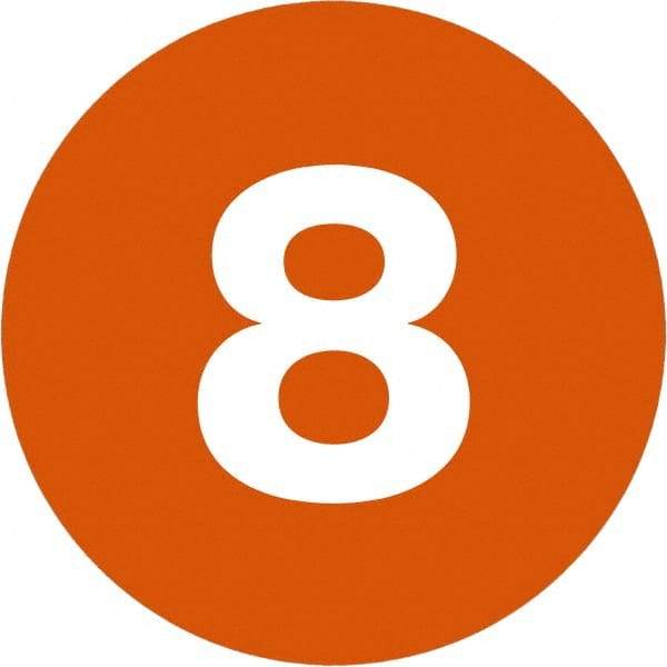 Tape Logic - 3" Long, Orange Paper Inventory Labels - For Multi-Use - Exact Tool & Supply
