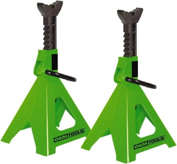 OEM Tools - 12,000 Lb Capacity Jack Stand - 15-3/4 to 24-3/8" High - Exact Tool & Supply