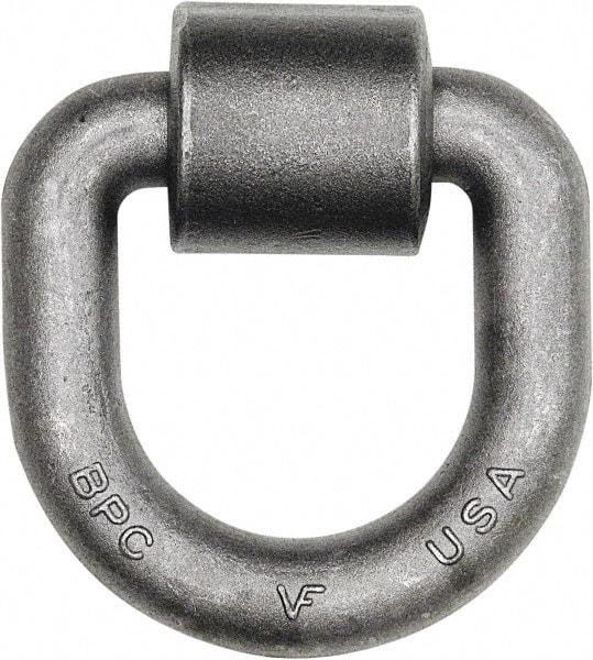 Buyers Products - Steel D-Ring with Integral Bracket - 5" Long, Gray, For Use with Cargo Control - Exact Tool & Supply