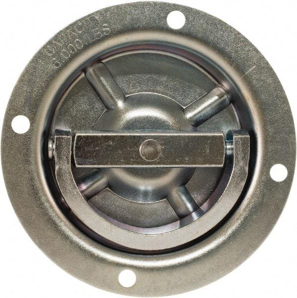 Buyers Products - Steel Rope Ring - 6-3/8" Long, Silver, For Use with Cargo Control - Exact Tool & Supply