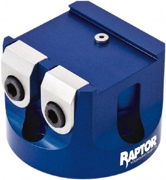 Raptor Workholding - 1-1/2" Jaw Width, 2" High Dovetail Vise - For Use with 4 & 5 Axis Workholding Systems - Exact Tool & Supply