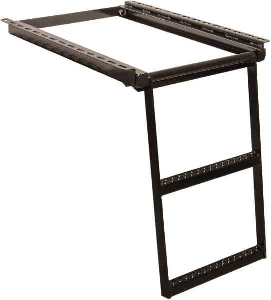 Buyers Products - Steel Retractable Step - 24-1/2" Long, Black, For Use with Universal Use - Exact Tool & Supply